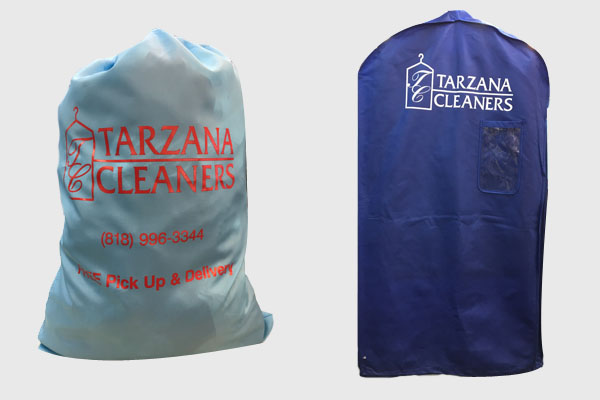 Tarzana laundry bag and garment bag